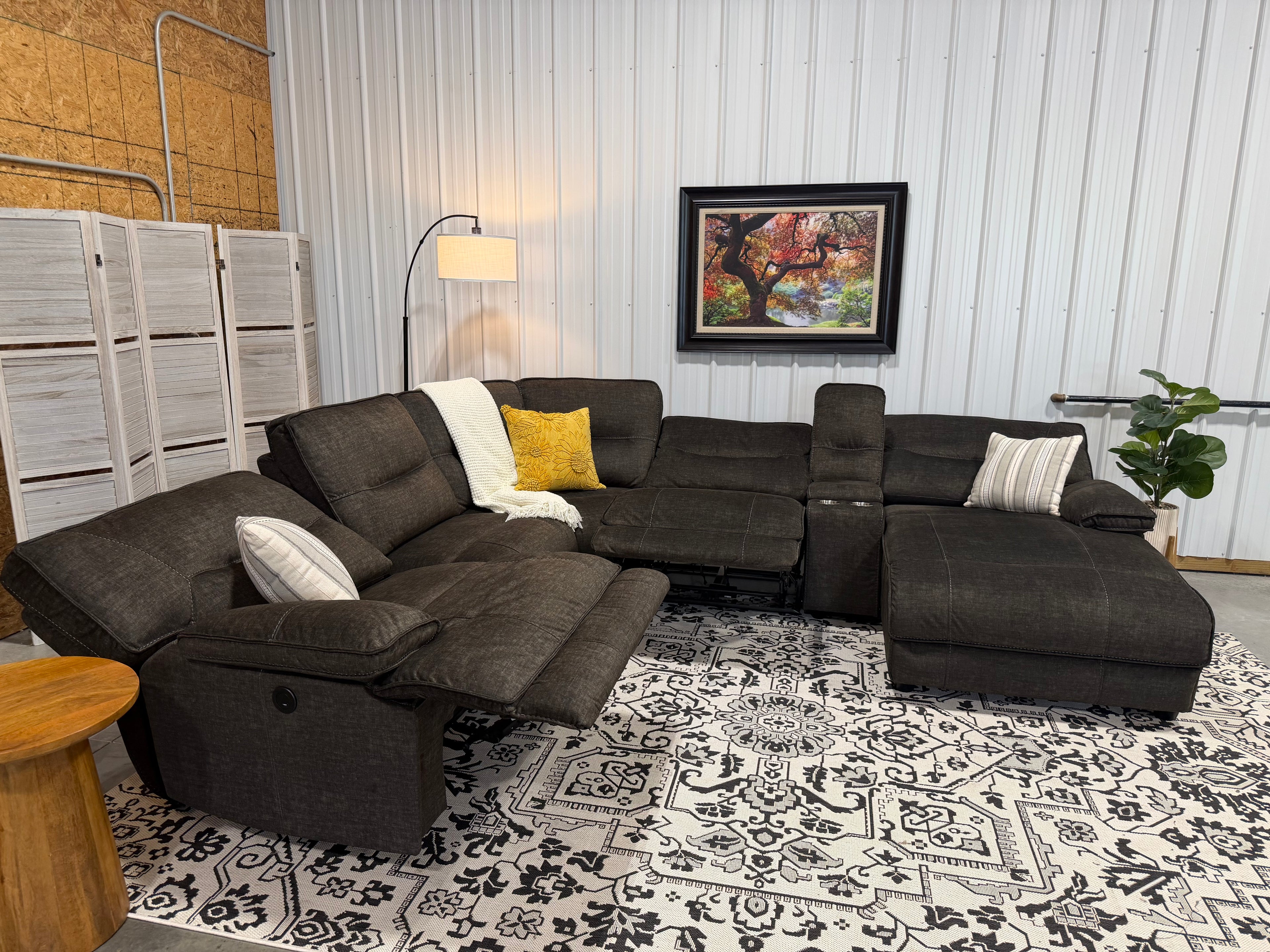 6 Piece Power Recline Modular