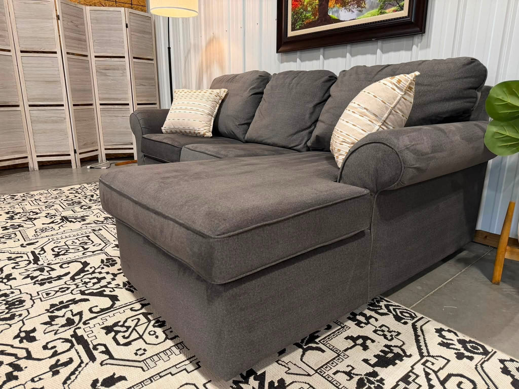 2 Piece Gray Sectional