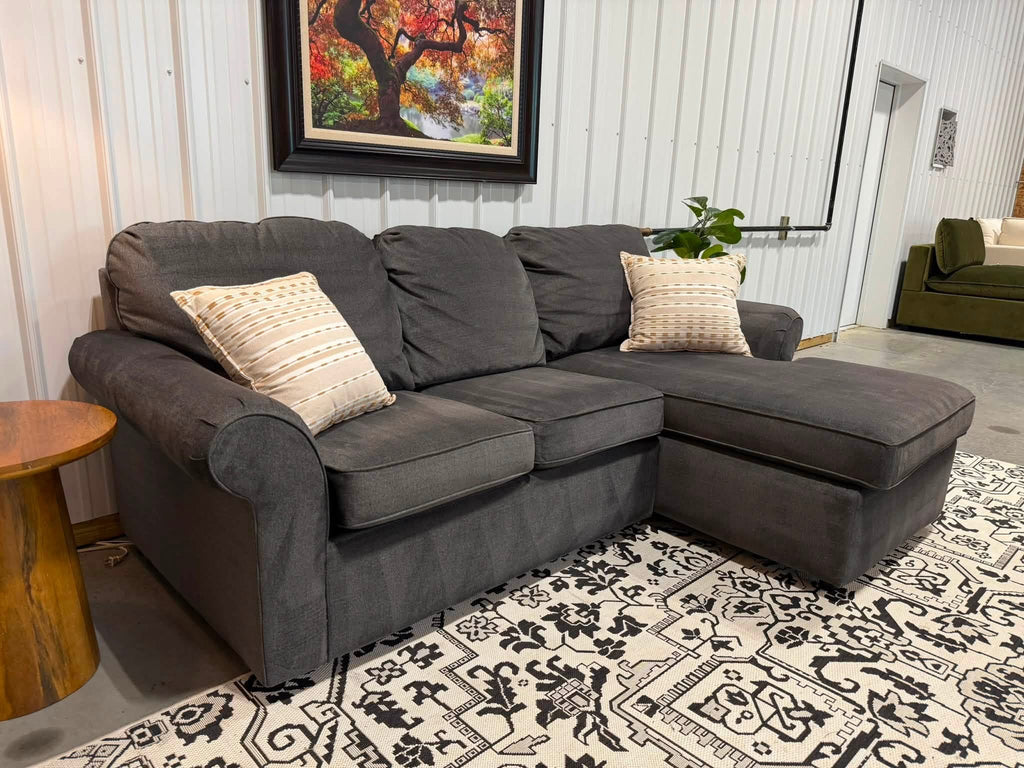 2 Piece Gray Sectional
