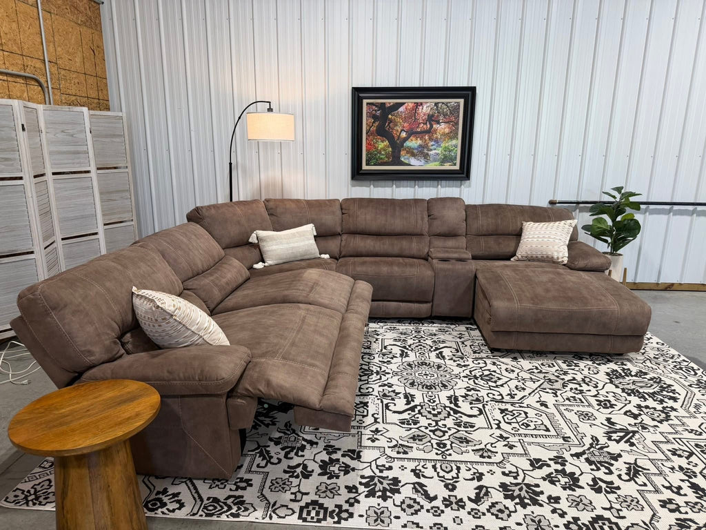 6 Piece Modular Reclining Sectional