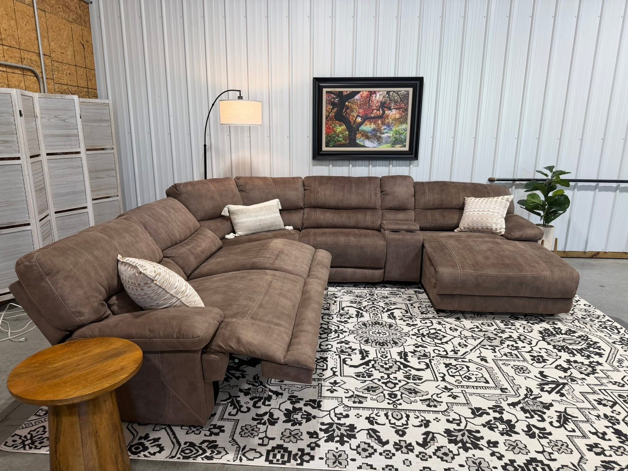 6 Piece Modular Reclining Sectional