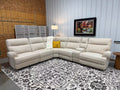 6 Piece Cream Power Reclining Modular Sectional by American Signature