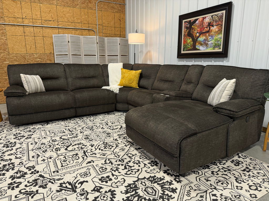 6 Piece Power Recline Modular