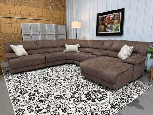 6 Piece Modular Reclining Sectional