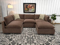 NEW Bellamia 5 Piece Modular Sectional BROWN (PRE-ORDER)