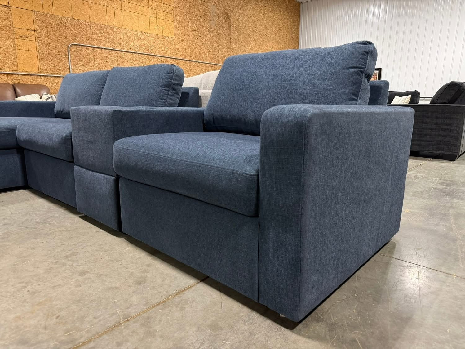 4 Piece Ashley Blue Sectional