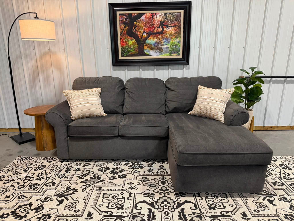 2 Piece Gray Sectional