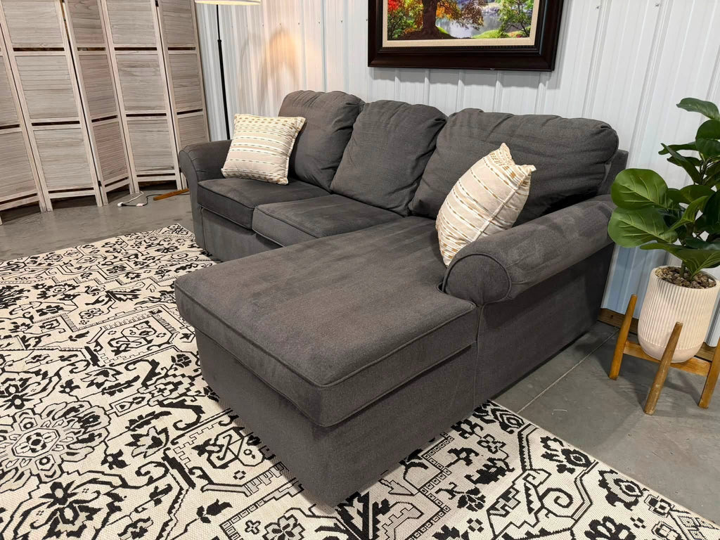 2 Piece Gray Sectional