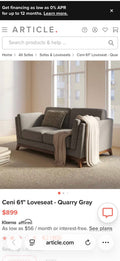 NEW Article “Centi” Loveseat