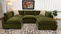 NEW Bellamia 5 Piece Modular Sectional GREEN (PRE-ORDER)