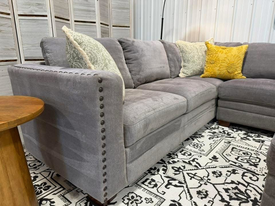 Gray 2Piece Thomasville Sectional