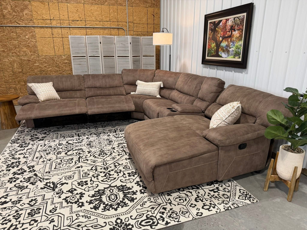 6 Piece Modular Reclining Sectional