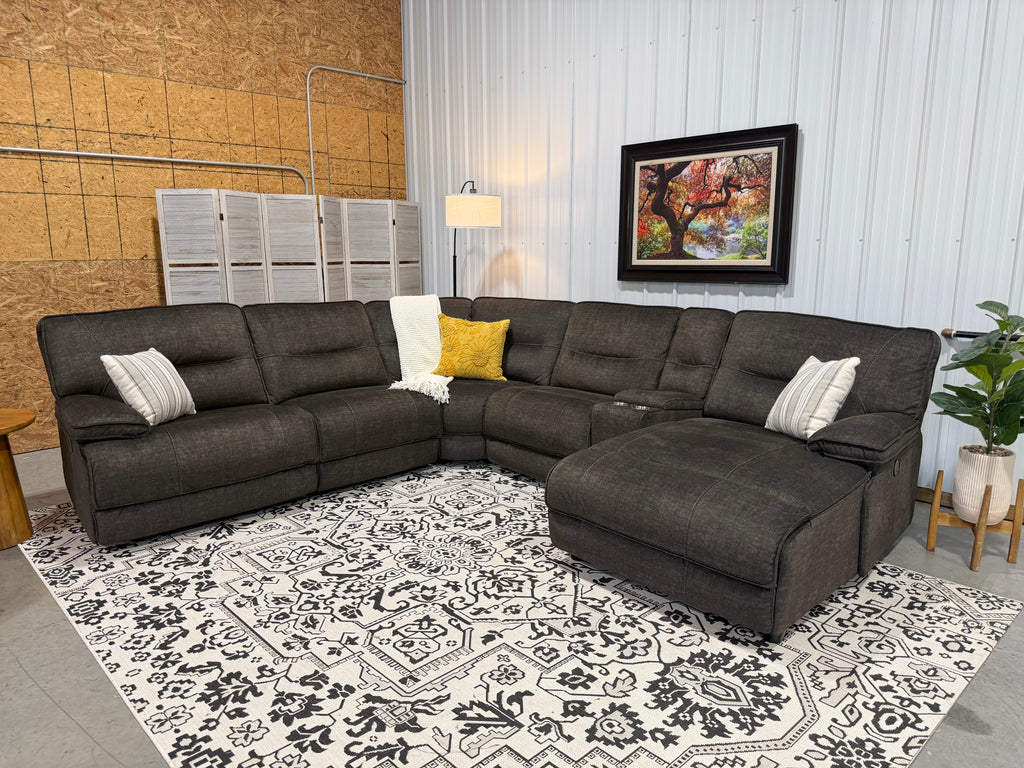 6 Piece Power Recline Modular