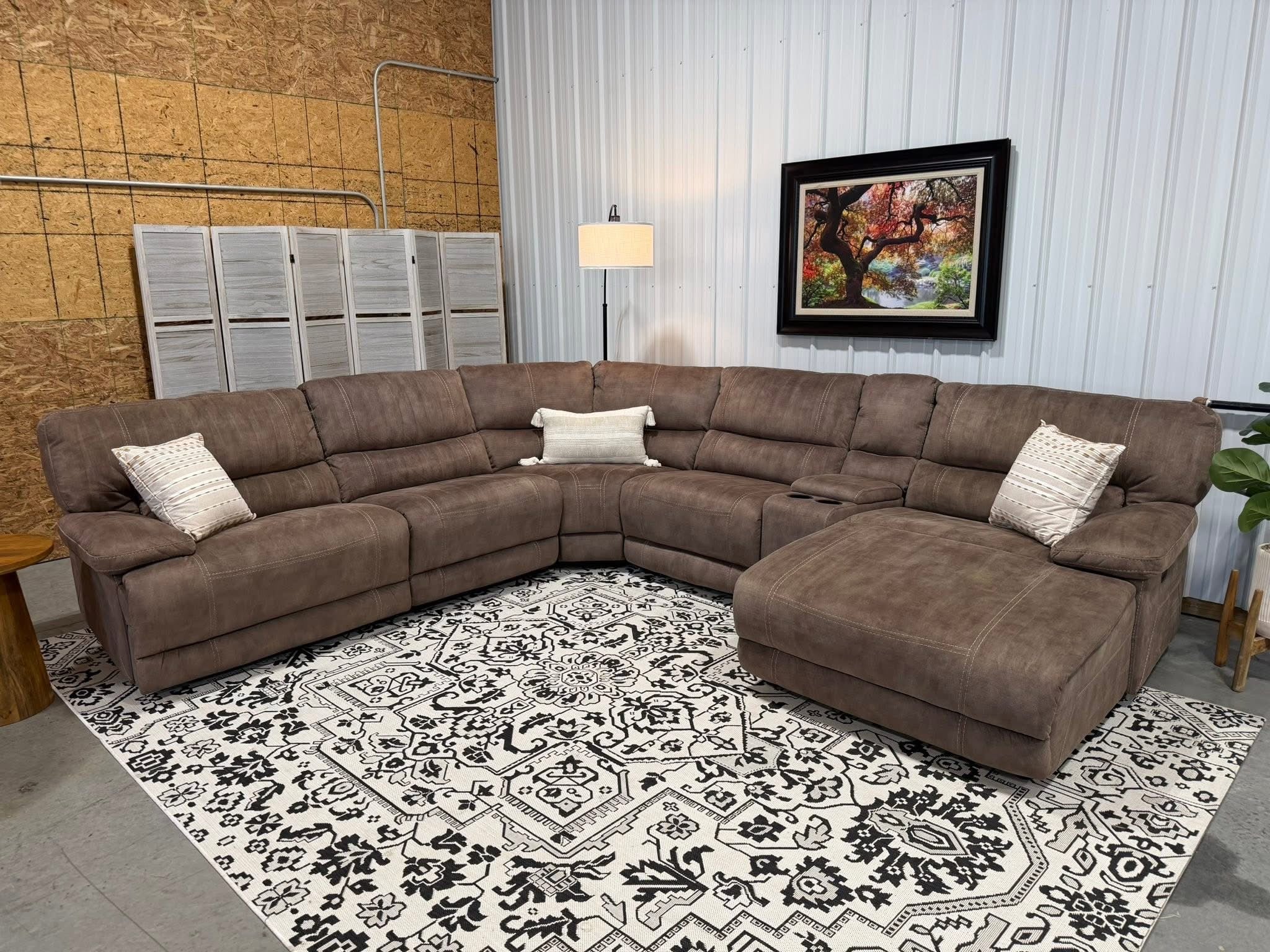 6 Piece Modular Reclining Sectional