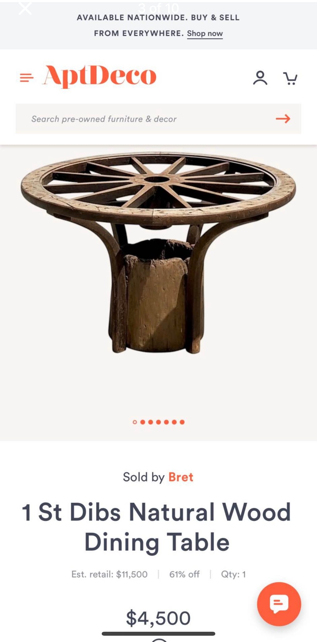 Rustic Wagon Table