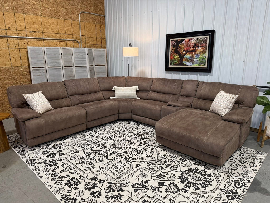 6 Piece Modular Reclining Sectional