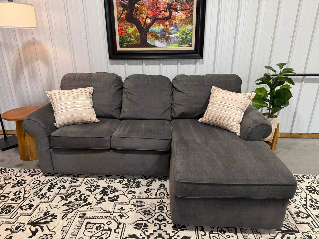2 Piece Gray Sectional