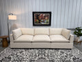 NEW 3 Piece Bellamia Luna CREAM Chenille Sectional