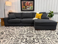 2 Piece Oversized Gray Sectional