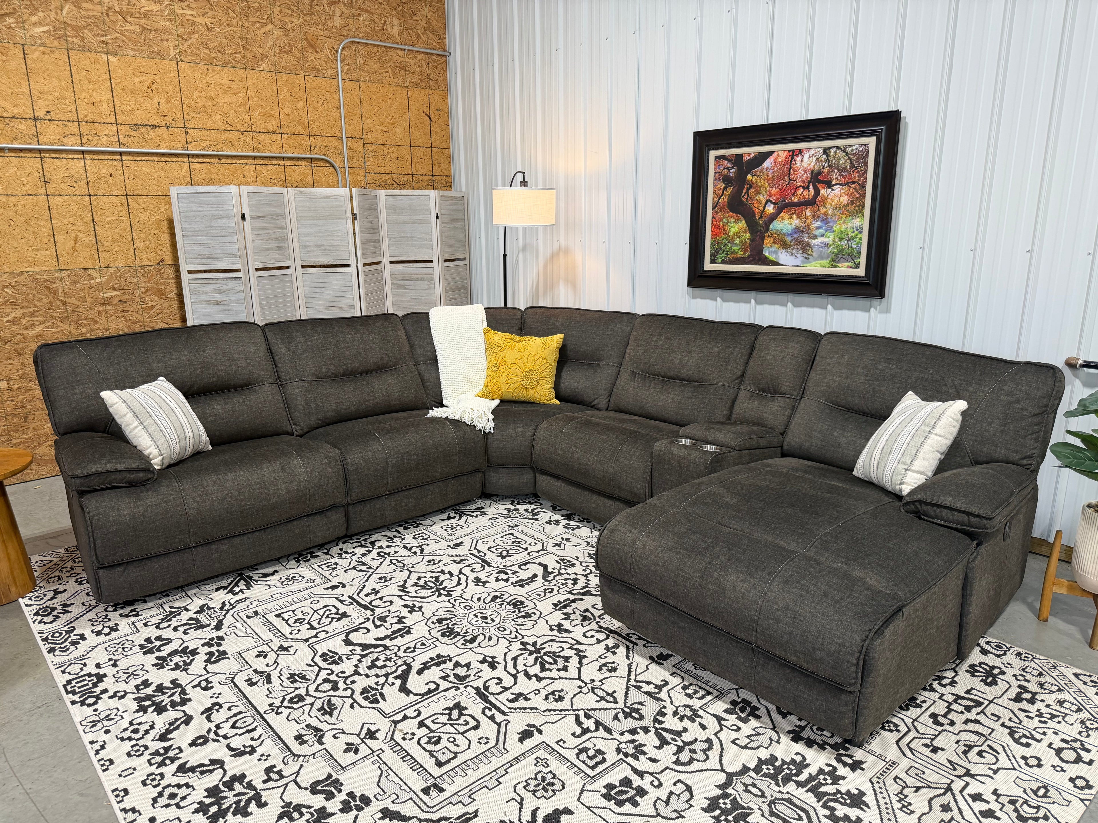 6 Piece Power Recline Modular