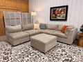 5 Piece Thomasville Tisdale Modular Sectional + Storage Ottoman