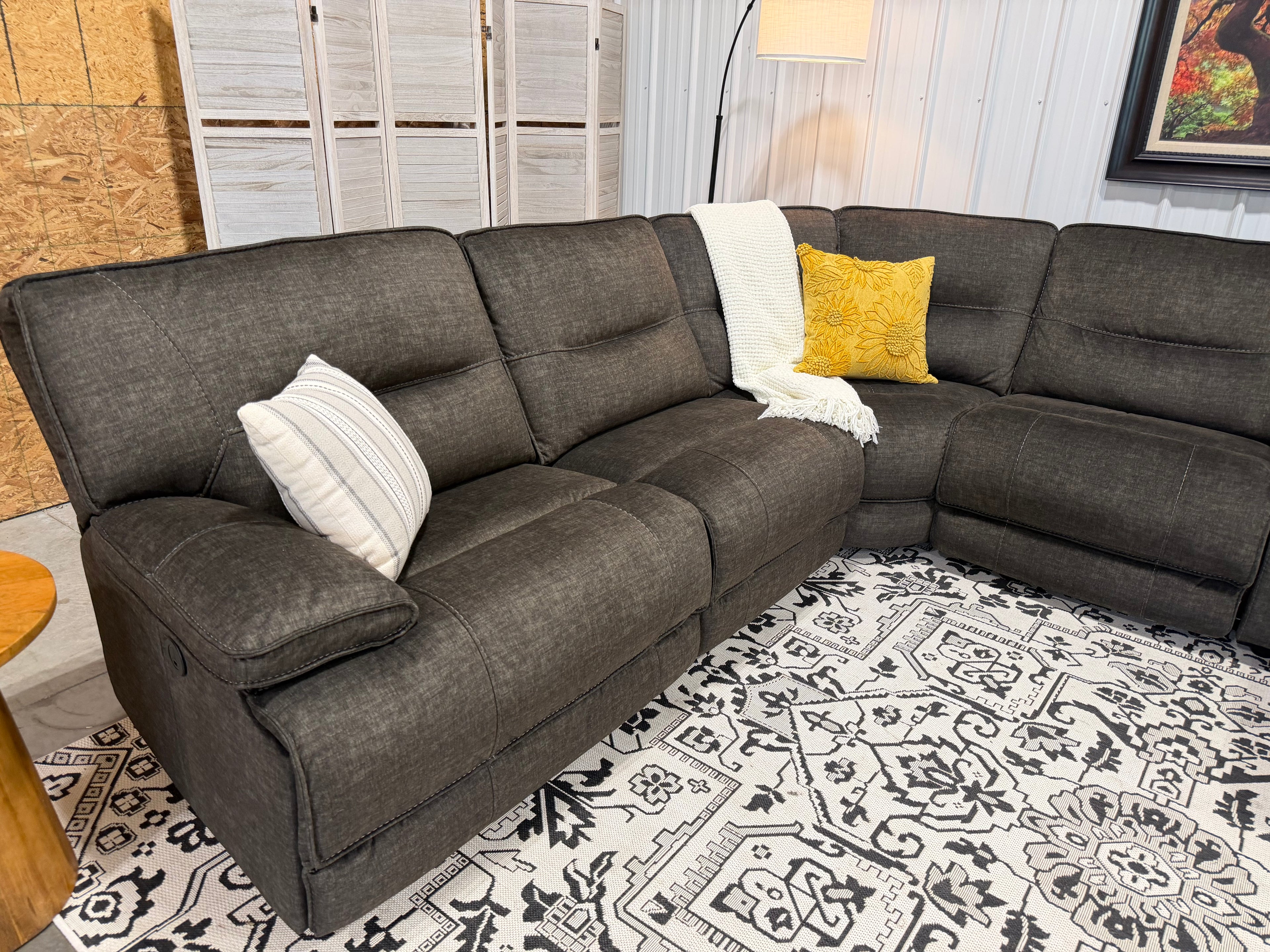 6 Piece Power Recline Modular