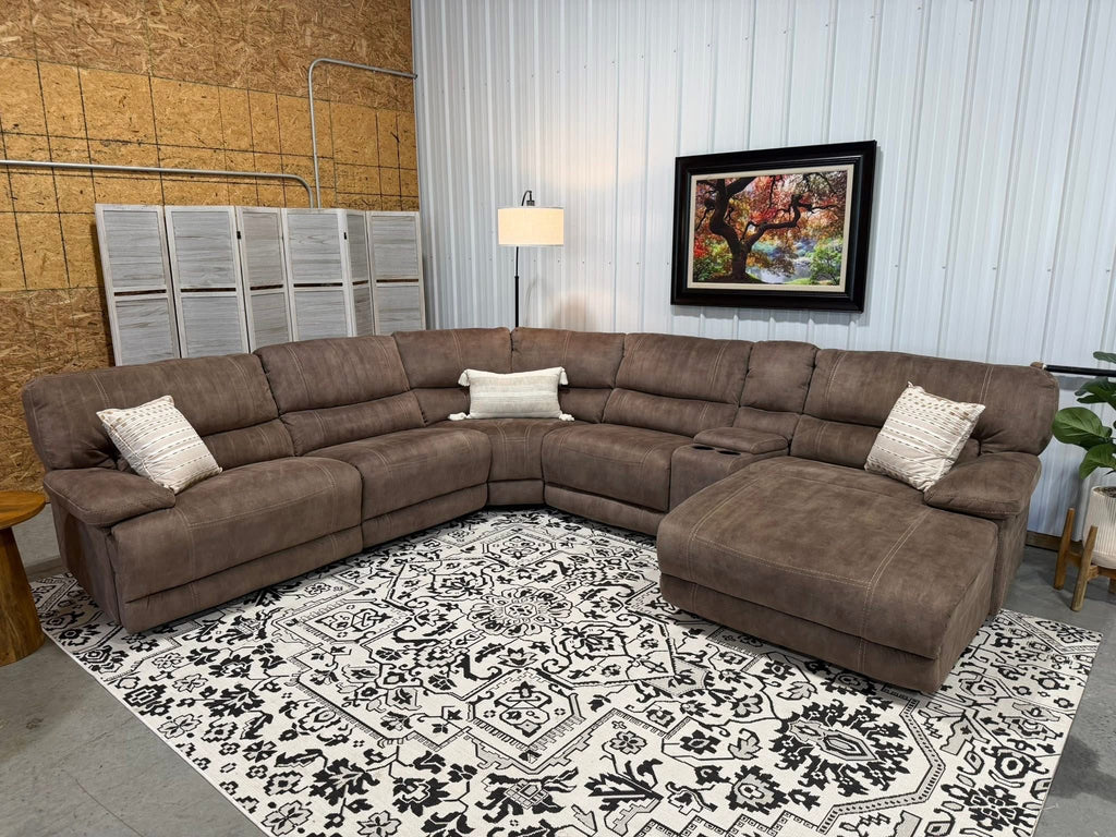 6 Piece Modular Reclining Sectional