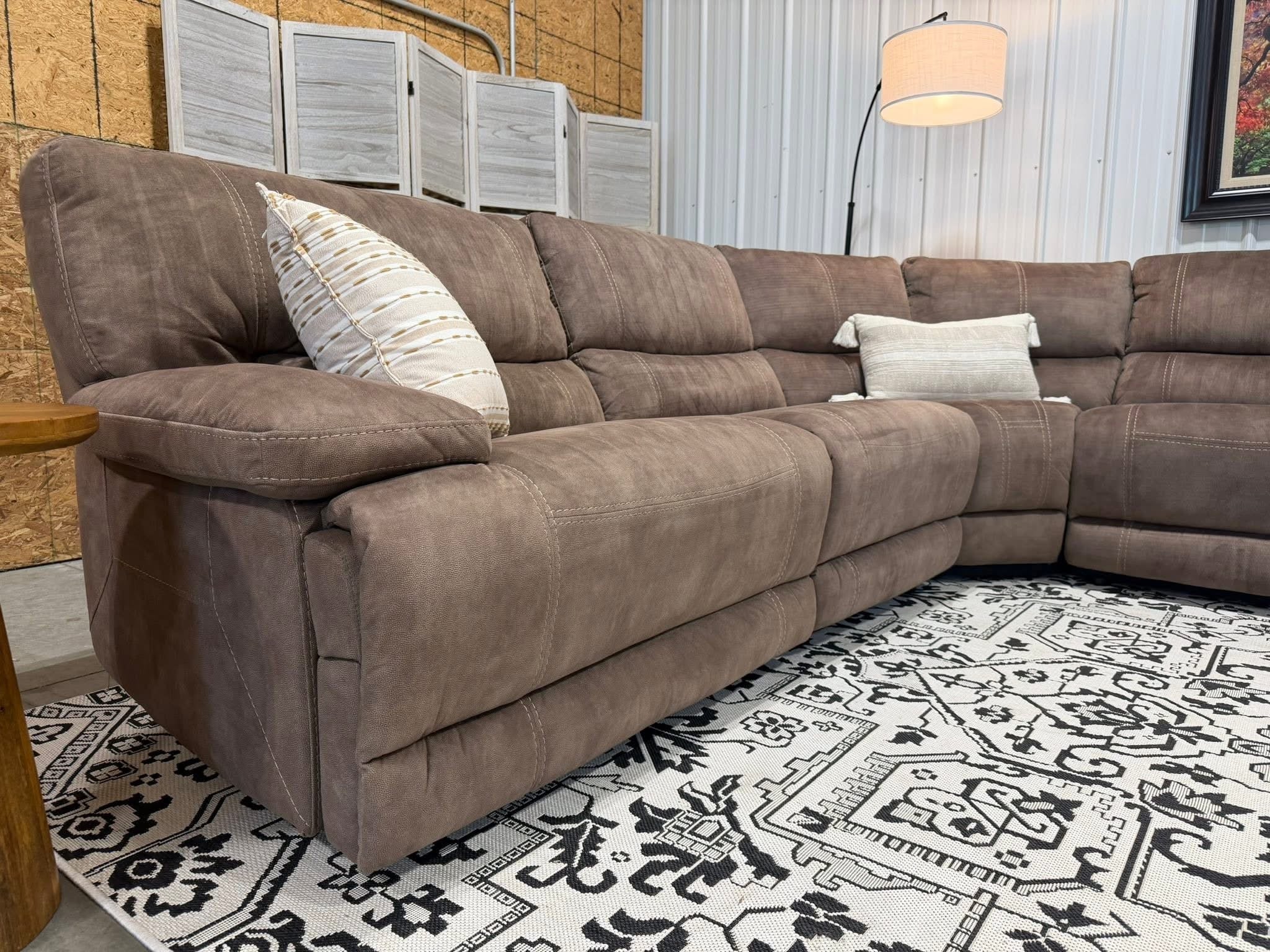 6 Piece Modular Reclining Sectional